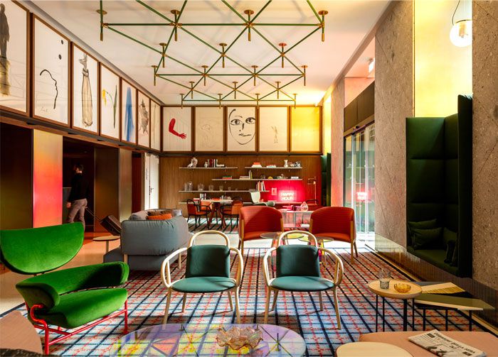 復(fù)古風(fēng)格時尚酒店設(shè)計，金博大裝飾