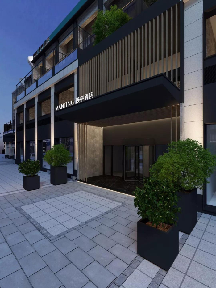 山東漫亭精品酒店裝修設計公司案例(圖2)