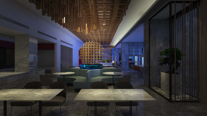 山東漫亭精品酒店裝修設計公司案例(圖3)