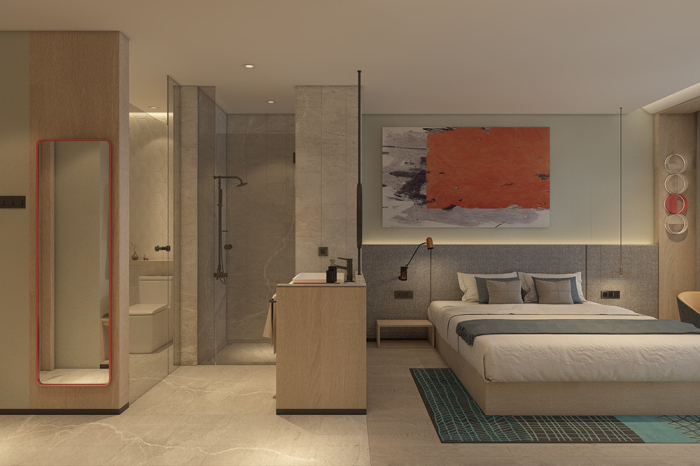 山東漫亭精品酒店裝修設計公司案例(圖5)