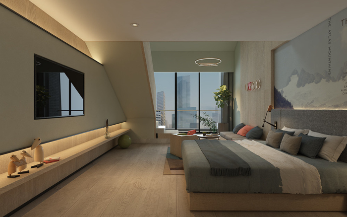 山東漫亭精品酒店裝修設計公司案例(圖9)