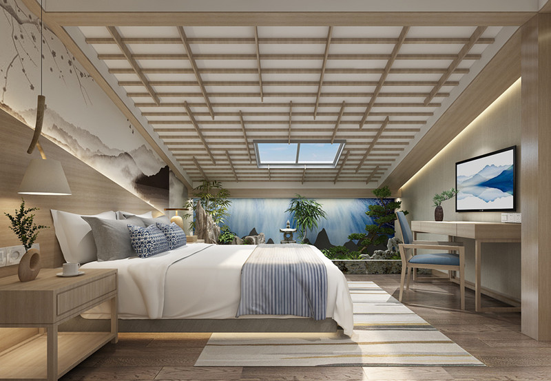 河北吾悅新中式精品酒店裝修設(shè)計公司案例(圖5) 河北吾悅新中式精品酒店裝修設(shè)計公司案例(圖5)