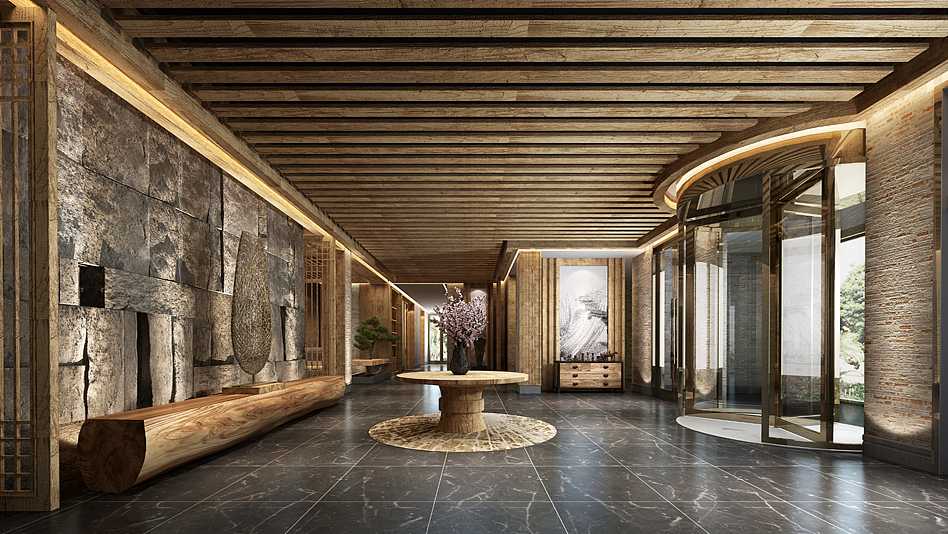 重慶龍頭山滑雪場(chǎng)度假酒店裝修設(shè)計(jì)公司案例(圖3)