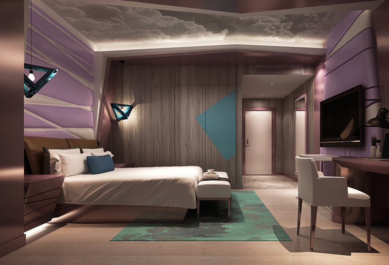 湖北荊門云精品主題酒店設(shè)計(jì)案例(圖5) 湖北荊門云精品主題酒店設(shè)計(jì)案例(圖5)