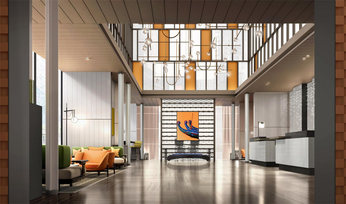 廣東佛山希爾頓歡朋四星級(jí)酒店裝修設(shè)計(jì)(圖2) 廣東佛山希爾頓歡朋四星級(jí)酒店裝修設(shè)計(jì)(圖2)