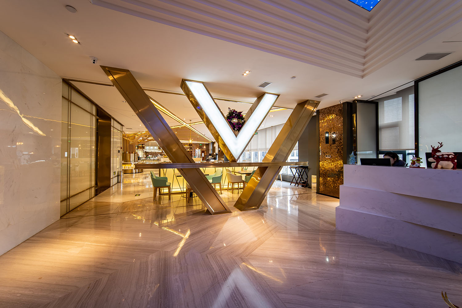 酒店設計公司推薦西安金磐酒店裝修案例(圖7)