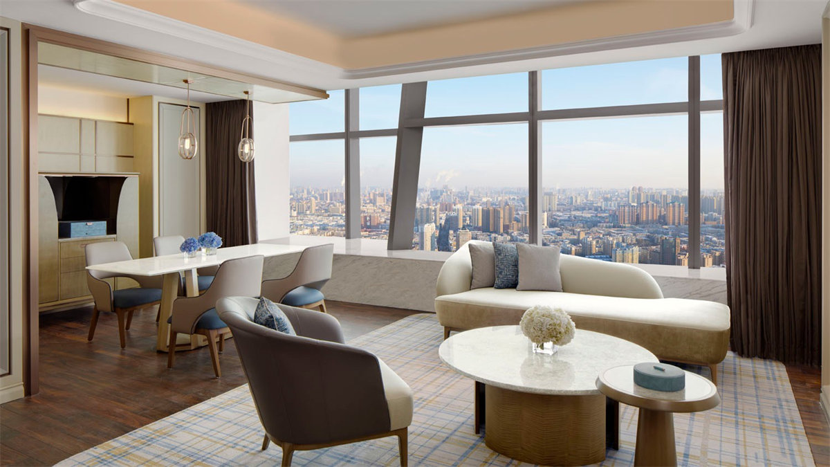 哈爾濱富力麗思卡爾頓五星級酒店裝修設(shè)計(jì)方案(圖8)