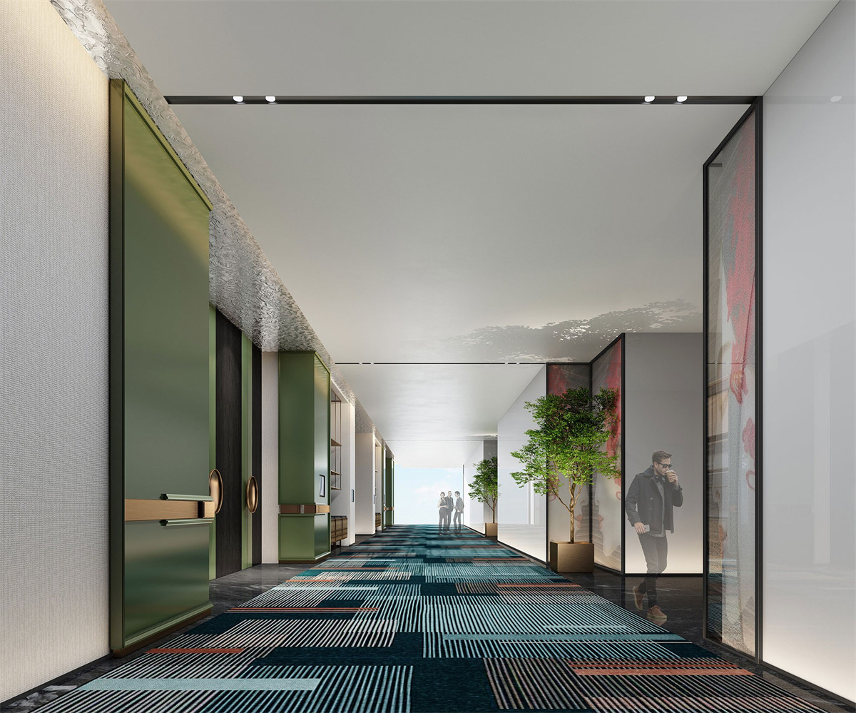 德陽文悅花園四星級度假酒店裝修設計效果圖(圖5)