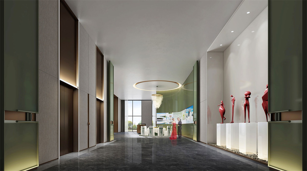 德陽文悅花園四星級度假酒店裝修設計效果圖(圖4)