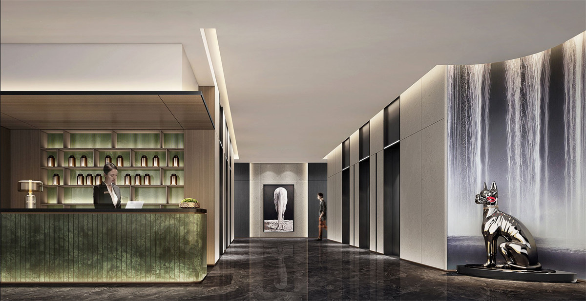 德陽文悅花園四星級度假酒店裝修設計效果圖(圖6)