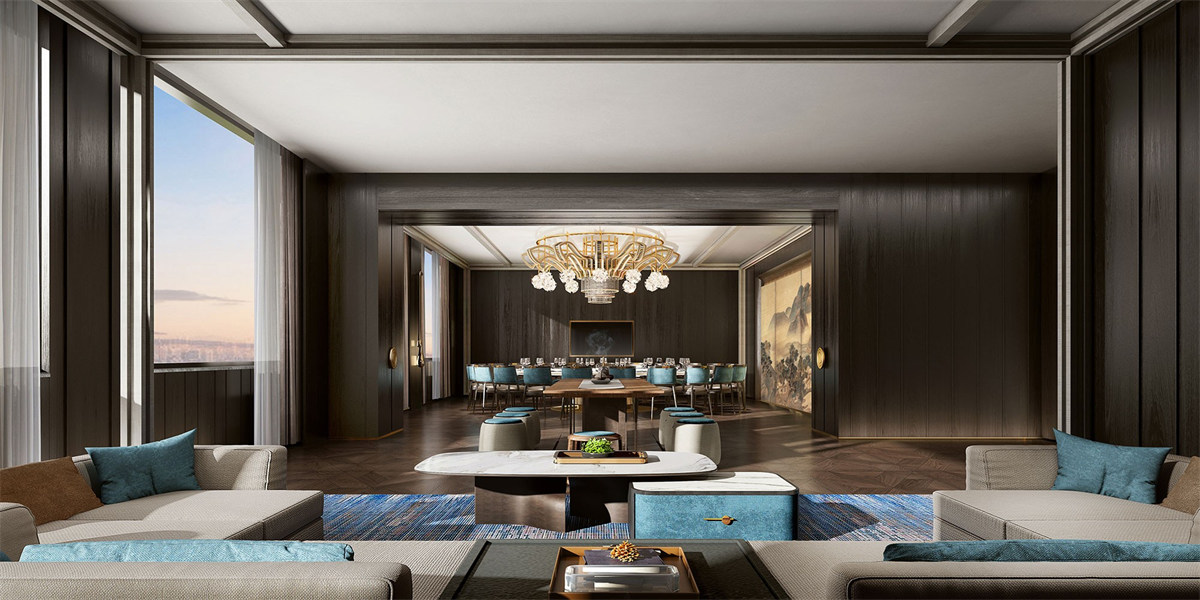 德陽文悅花園四星級度假酒店裝修設計效果圖(圖9)