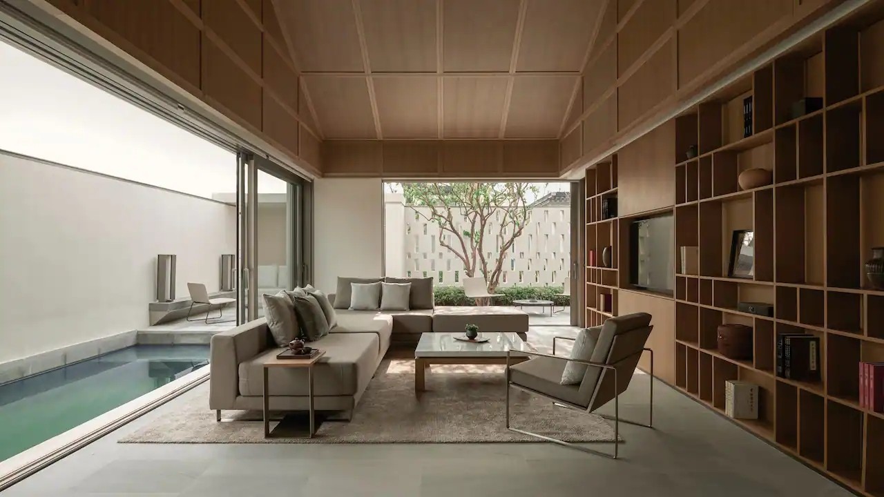 烏鎮(zhèn)阿麗拉極簡東方美學(xué)度假酒店裝修設(shè)計(jì)案例(圖3)