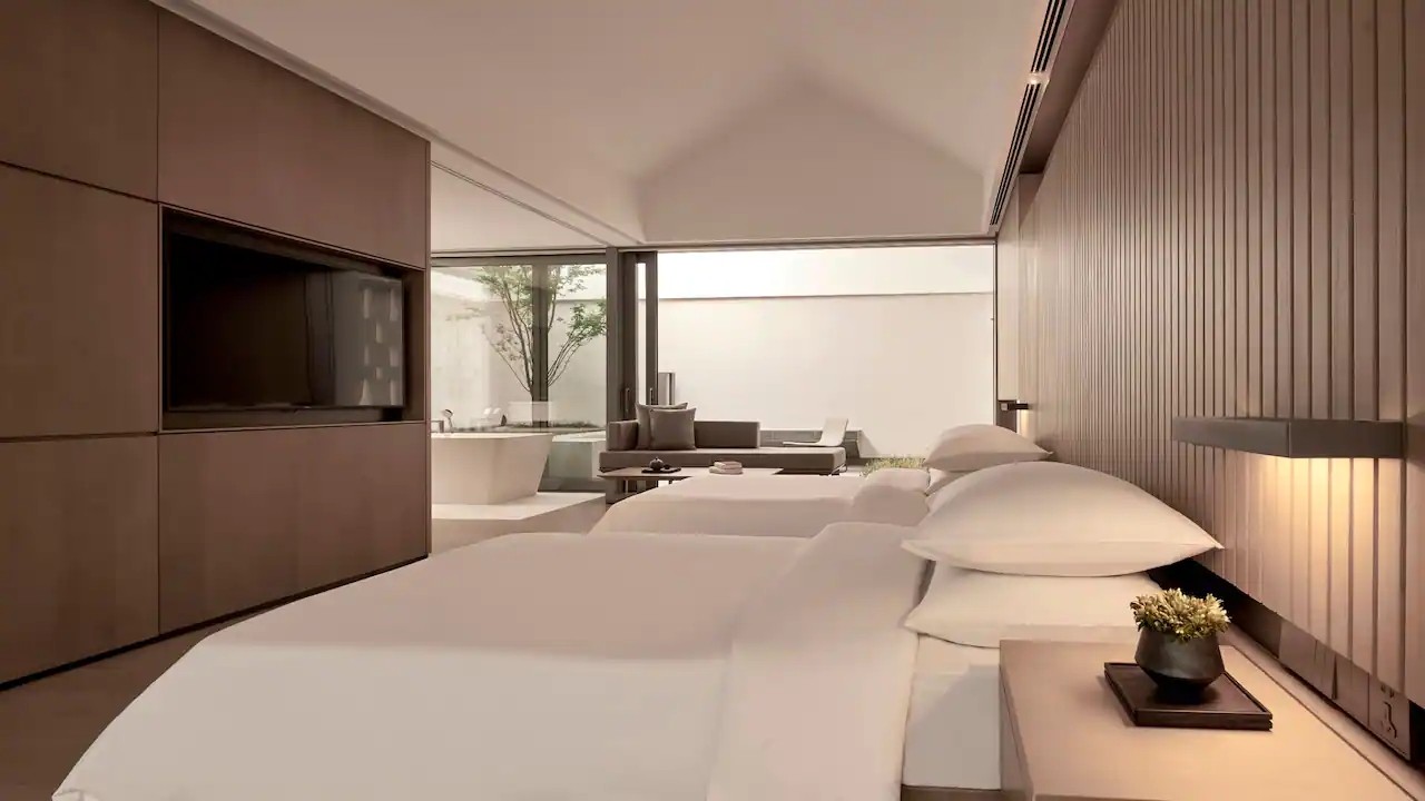 烏鎮(zhèn)阿麗拉極簡東方美學(xué)度假酒店裝修設(shè)計(jì)案例(圖6)