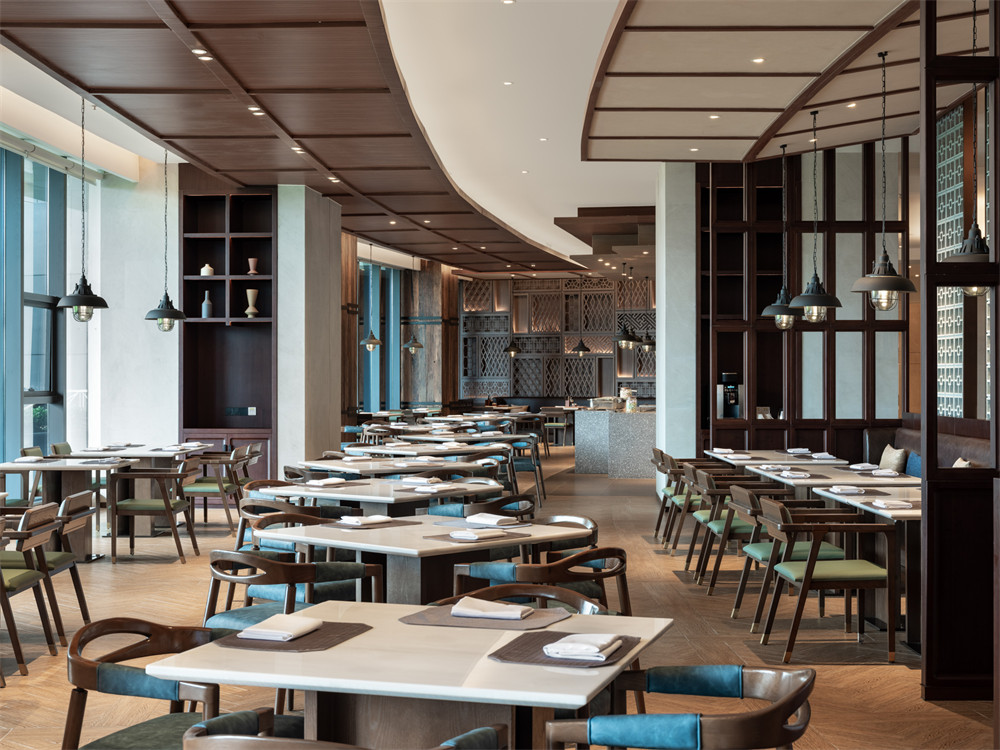 四川遂寧觀音湖圣蓮島萬豪酒店裝修設(shè)計案例(圖6) 四川遂寧觀音湖圣蓮島萬豪酒店裝修設(shè)計案例(圖6)