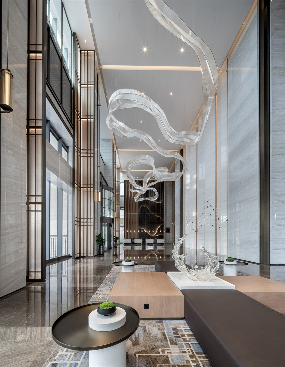 張家港萬(wàn)豪國(guó)際五星級(jí)酒店裝修設(shè)計(jì)案例(圖2) 7497913_3-張家港萬(wàn)豪酒店大堂.jpg