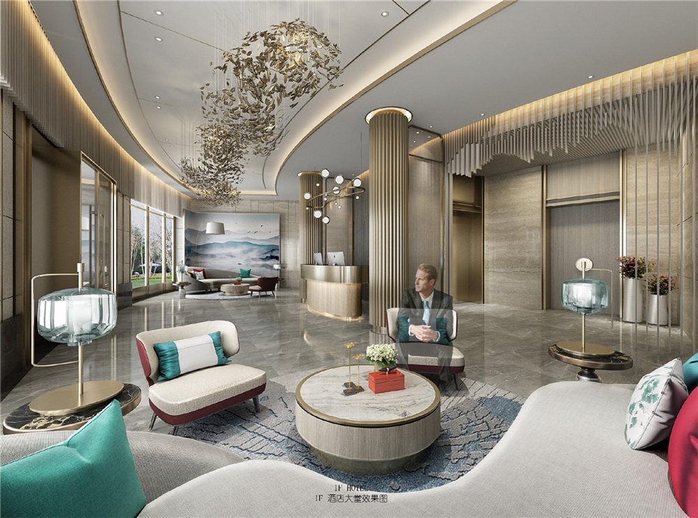 駐馬店閆式精品酒店大堂休閑區(qū)裝修效果圖 駐馬店閆式精品酒店大堂休閑區(qū)裝修效果圖