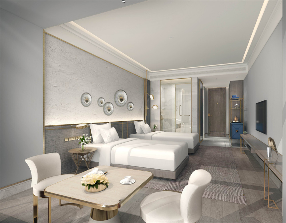 安陽港麗商務(wù)酒店客房裝修設(shè)計(jì)案例