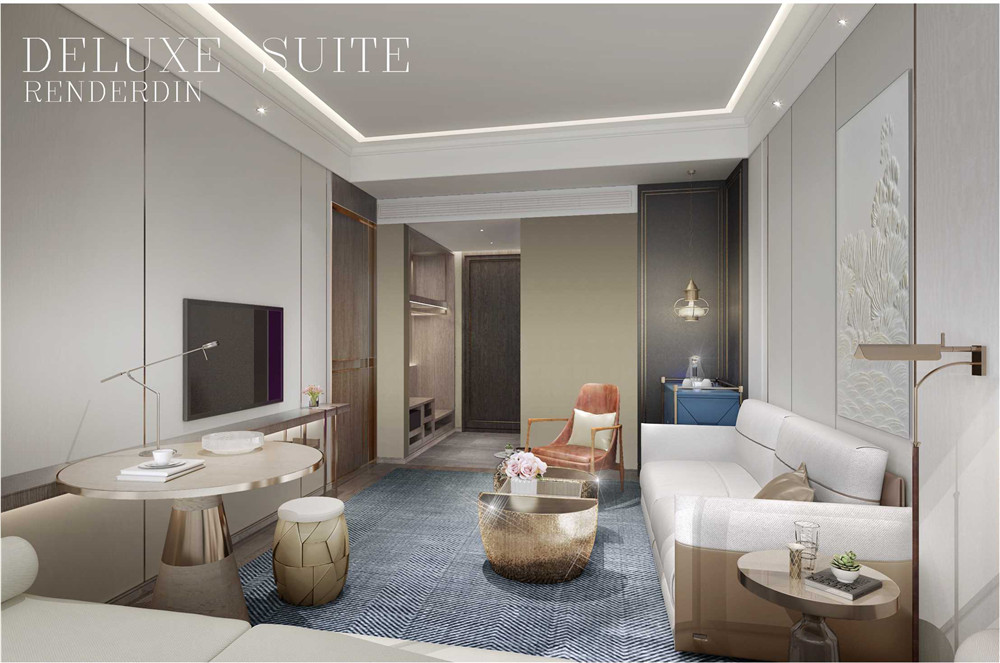 安陽港麗商務(wù)酒店客房裝修設(shè)計(jì)效果圖