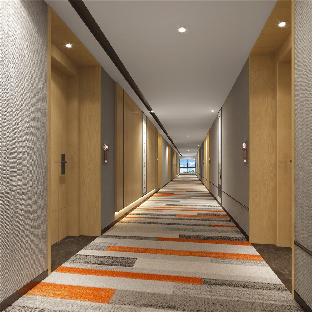 鄭州勝高承連鎖精品商務(wù)酒店客房走廊裝修設(shè)計(jì)效果圖