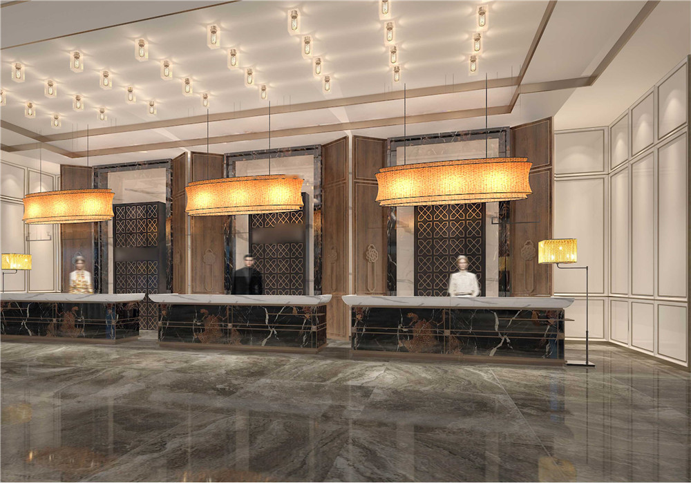 新鄉(xiāng)華勝新中式精品酒店大堂裝修設(shè)計(jì)方案 新鄉(xiāng)華勝新中式精品酒店大堂裝修設(shè)計(jì)方案