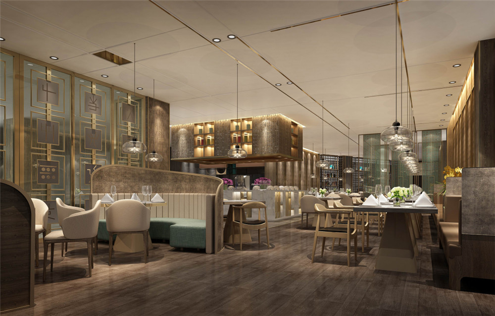 新鄉(xiāng)華勝新中式精品酒店餐廳裝修設(shè)計(jì)方案 新鄉(xiāng)華勝新中式精品酒店餐廳裝修設(shè)計(jì)方案