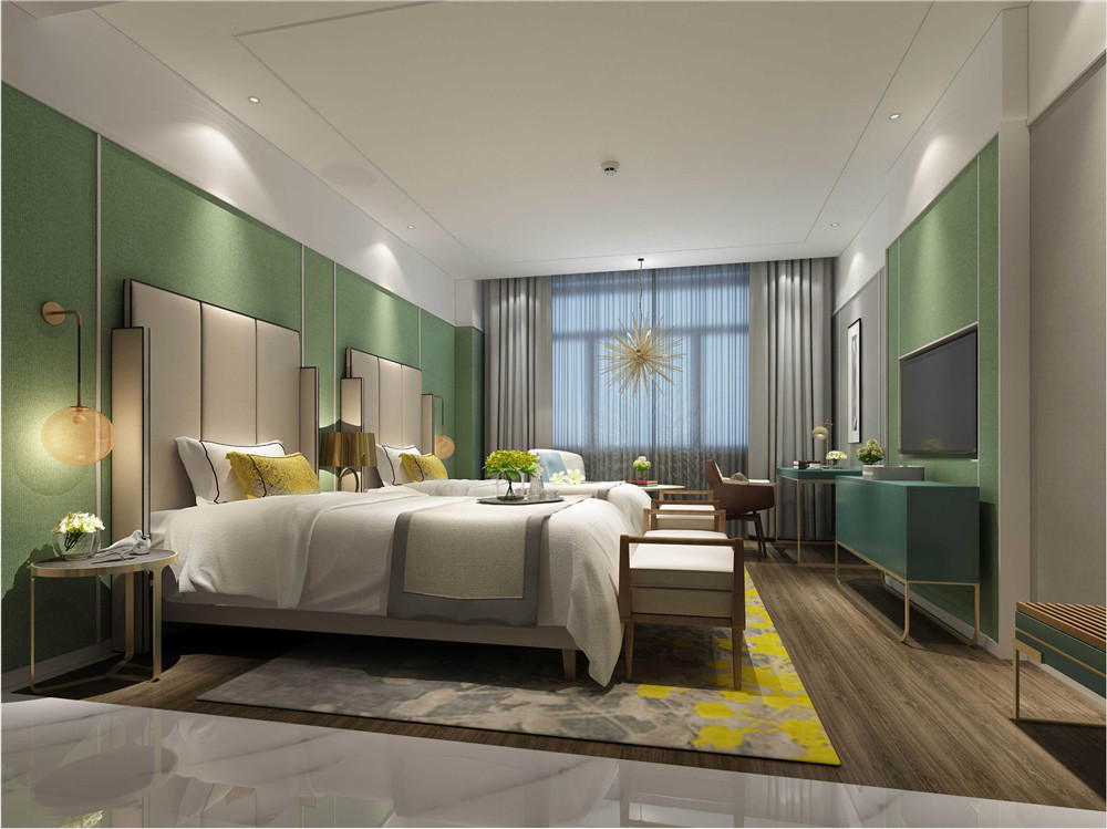 新鄉(xiāng)華勝新中式精品酒店客房裝修設(shè)計(jì)效果圖 新鄉(xiāng)華勝新中式精品酒店客房裝修設(shè)計(jì)效果圖