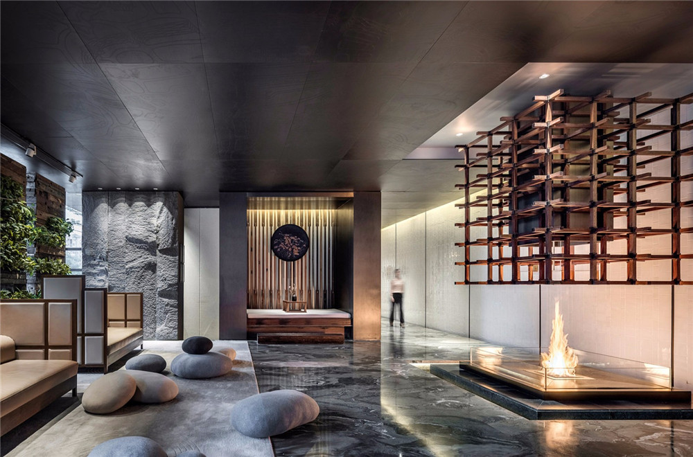 明谷行館新中式溫泉度假酒店裝修設計方案