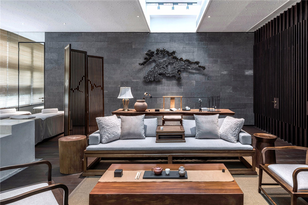 明谷行館新中式溫泉度假酒店裝修設計方案