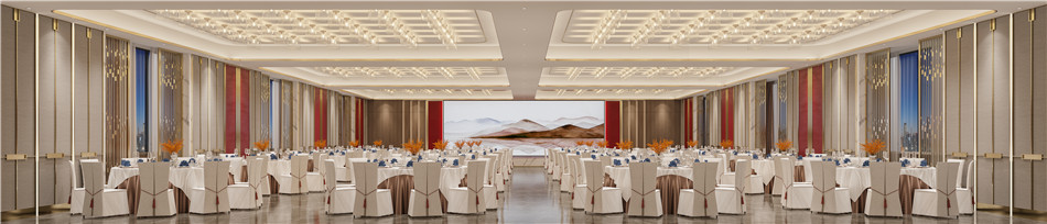 信陽(yáng)光州盛達(dá)酒店餐飲宴會(huì)廳升級(jí)改造裝修設(shè)計(jì)方案