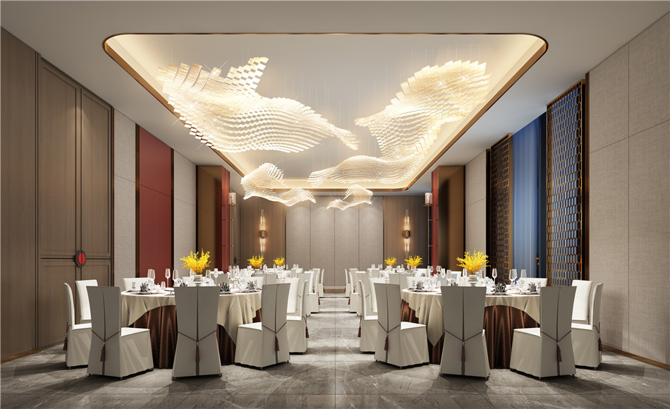 信陽(yáng)光州盛達(dá)酒店餐飲宴會(huì)廳升級(jí)改造裝修設(shè)計(jì)方案