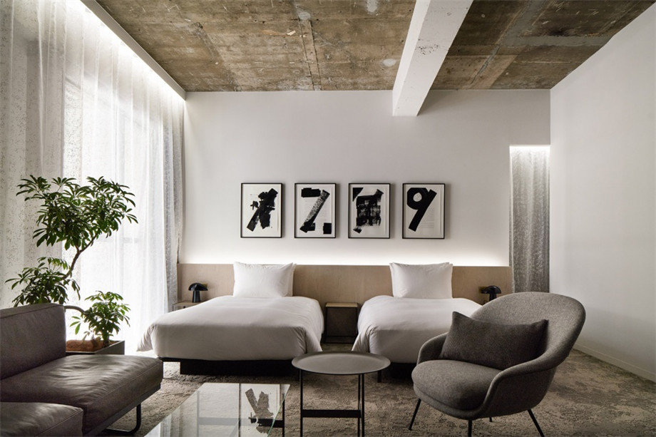 日本特色工業(yè)風酒店裝修設計案例