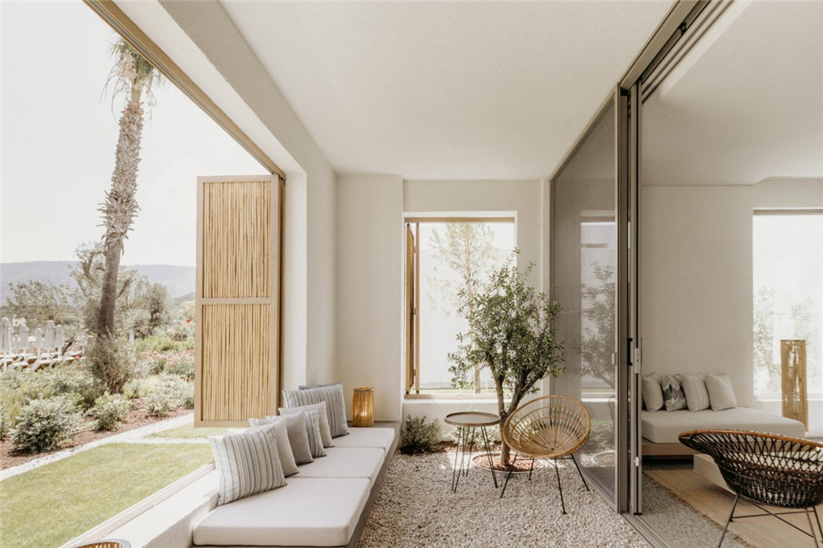 純白系高級簡約風精品度假酒店裝修設計案例