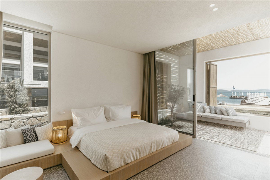 純白系高級簡約風精品度假酒店裝修設計案例