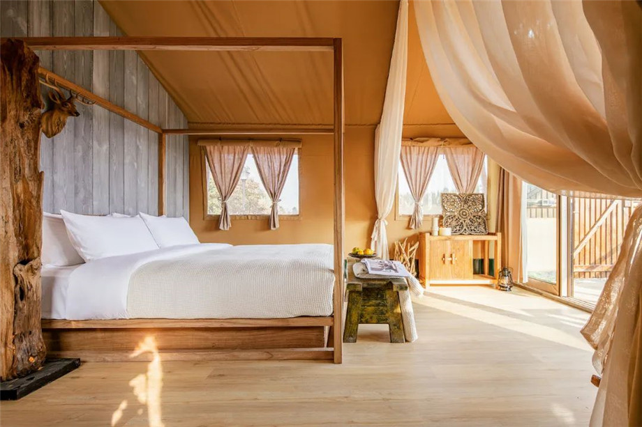 與國外大牌度假酒店媲美的漫戈塔·非洲假日野奢酒店設計