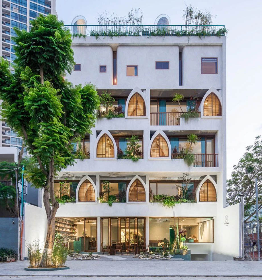 越南蒂芙尼藍酒店裝修設計案例(圖2)