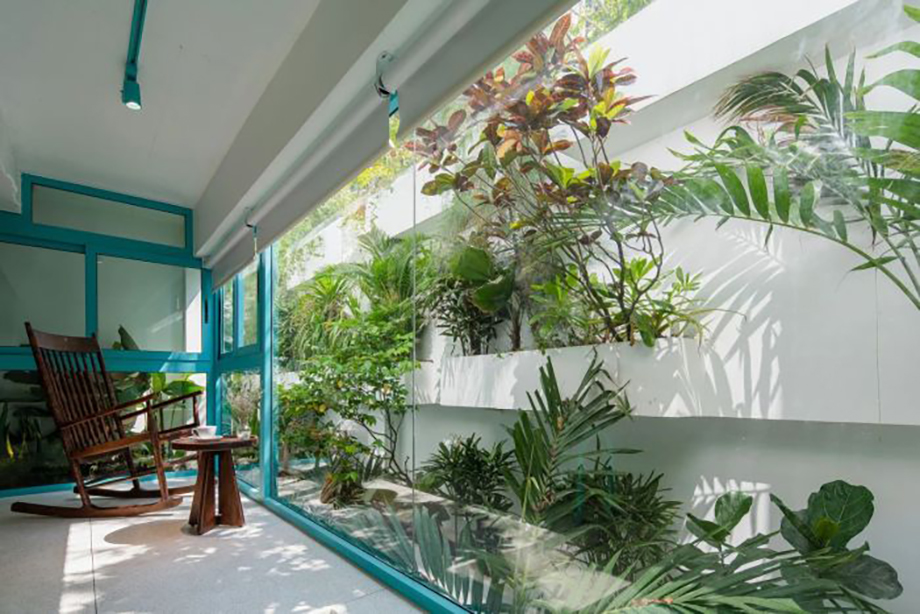 越南蒂芙尼藍酒店裝修設計案例(圖7)