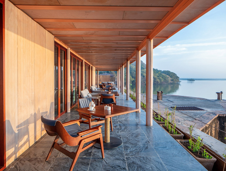 印度度假酒店設(shè)計(jì)方案：RAAS Chhatrasagar度假酒店(圖2)